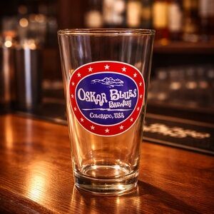 Oskar Blues Brewery Colorado USA Pint Glass Beer Barware